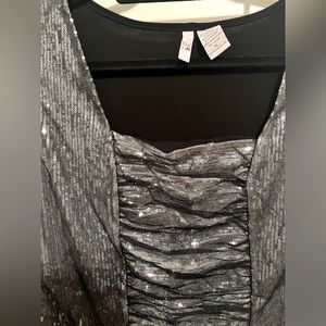 Metallic Sequined Top